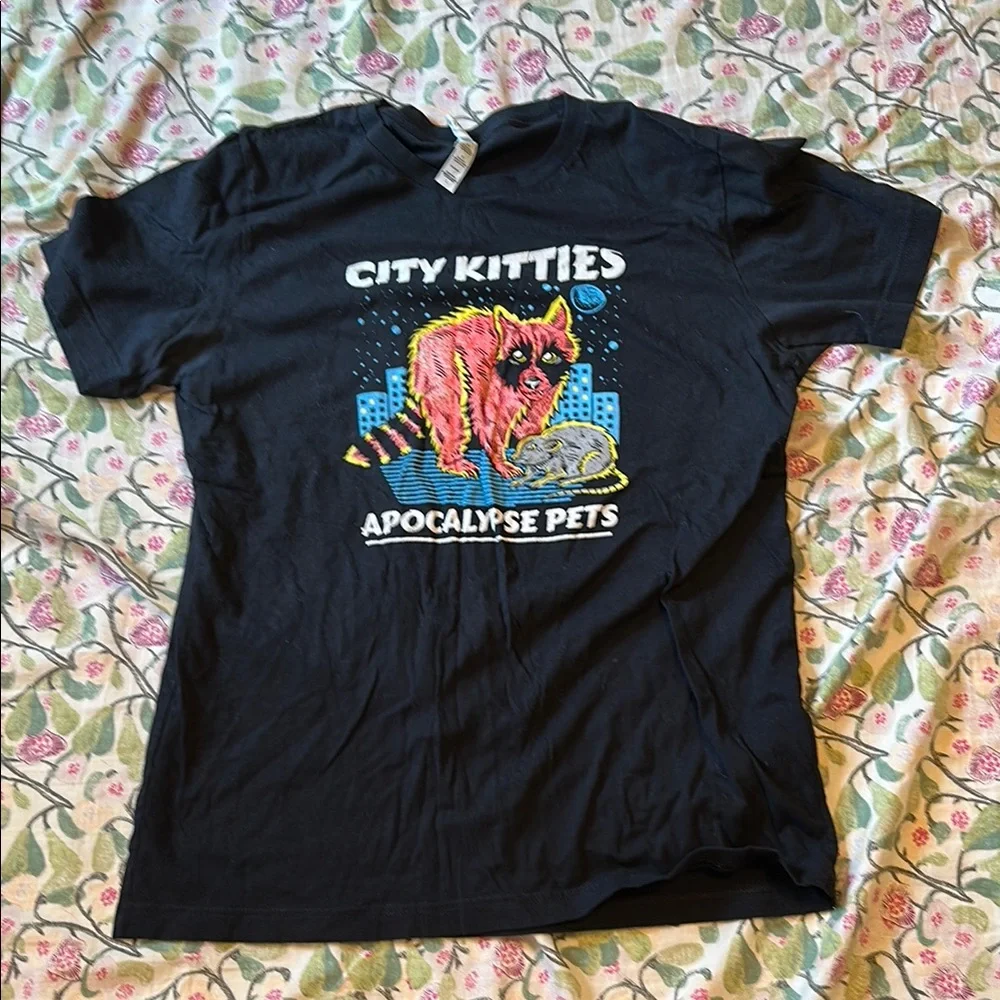 City Kitties Black T-Shirt